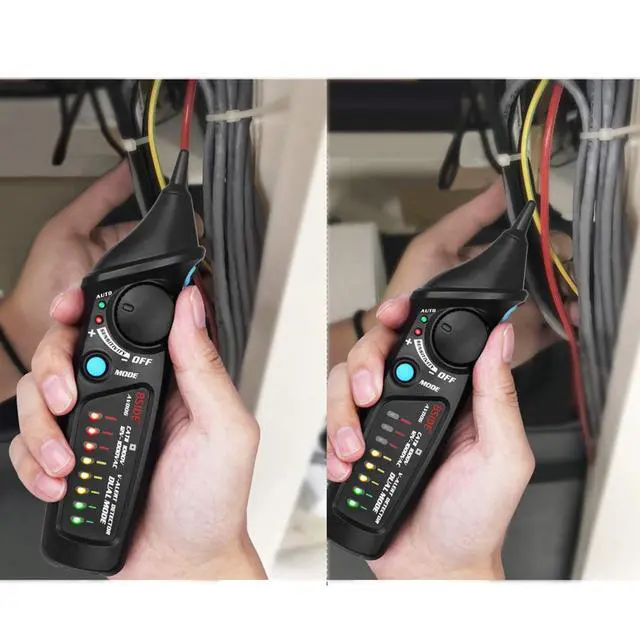 Alt view image 3 of 7 - BSIDE AVD06 Non-Contact Voltage Detector Electric Power Socket Outlet AC Voltage Tester Pen 12-1000V Auto/Manual Mode Adjustable Sensitivity NCV Live Wire Check with Color LED Indicator and Flashlight