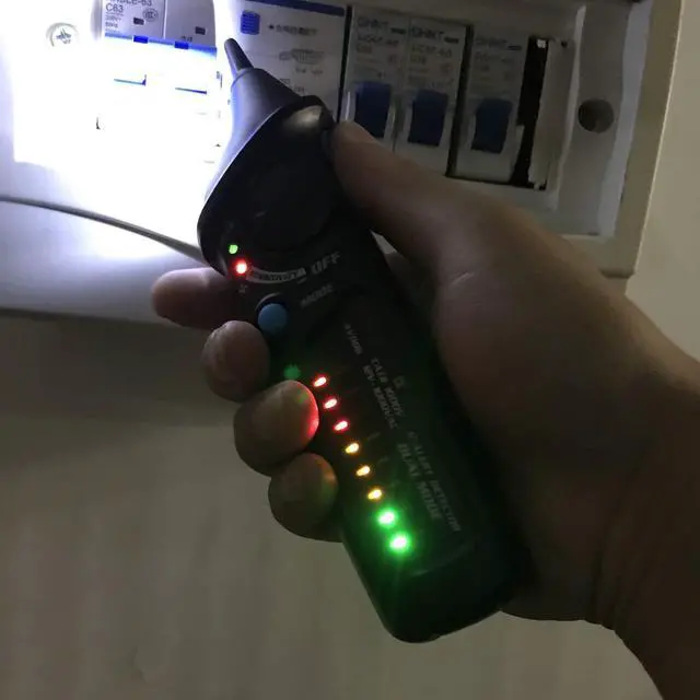 Alt view image 7 of 7 - BSIDE AVD06 Non-Contact Voltage Detector Electric Power Socket Outlet AC Voltage Tester Pen 12-1000V Auto/Manual Mode Adjustable Sensitivity NCV Live Wire Check with Color LED Indicator and Flashlight