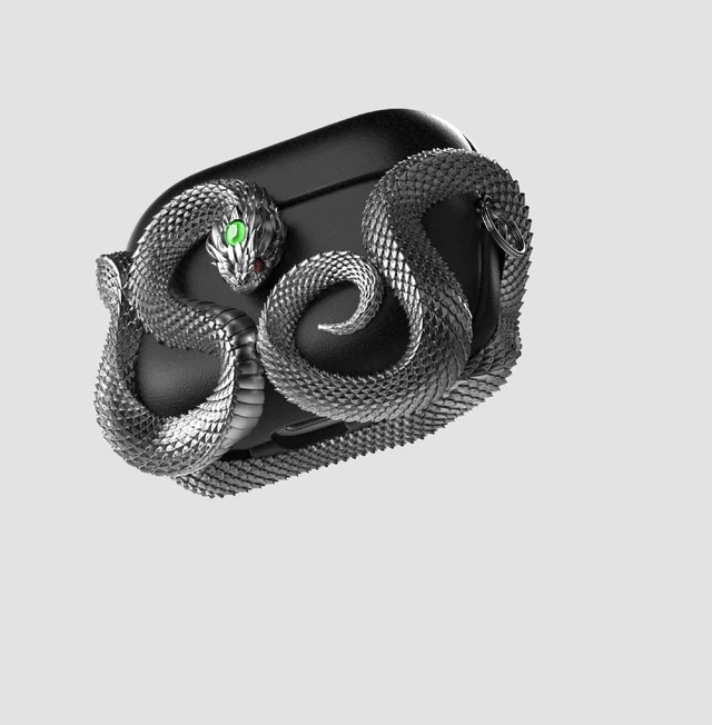 Main image of Viper Snake Design AirPods Pro 3 Case Premium Protective Cover for Apple AirPods Pro 3, Shockproof Silicone Skin