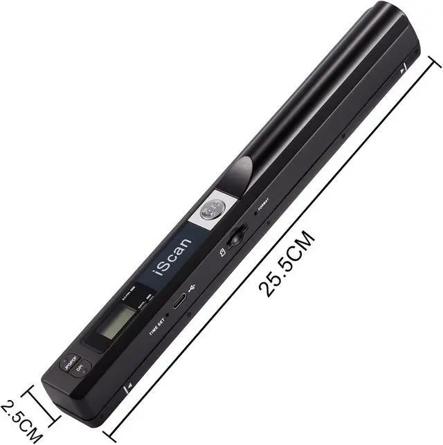 Alt view image 7 of 7 - Portable Document Scanner, AOZBZ 900DPI Handheld Image Scanner, Scanning Wand,A4 Colour Photo Mobile Scanner Handy Scan (JPG/PDF Format, High Speed USB 2.0, Included 16G SD Card)