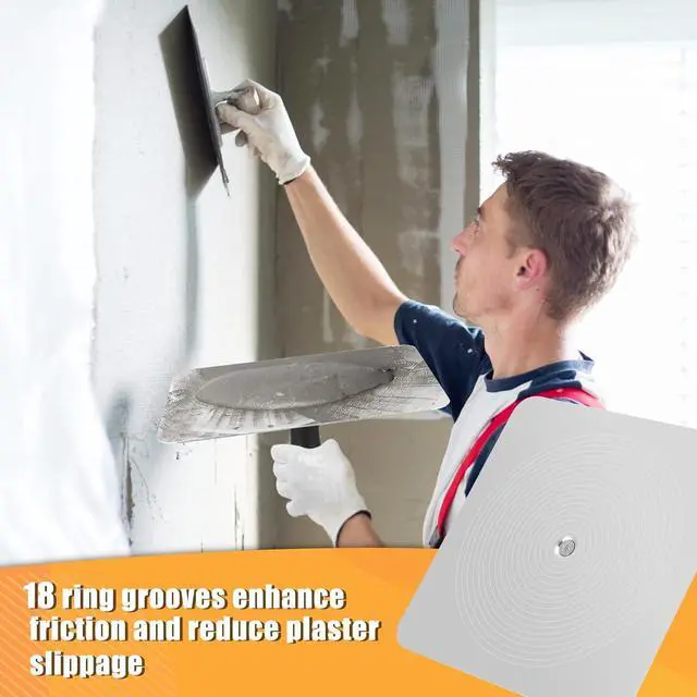 Alt view image 4 of 7 - Aluminium Plastering Hawk, Mortar Board Holder Home Finishing Plastering Tool