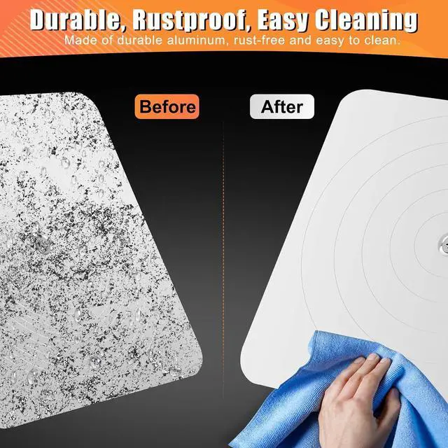 Alt view image 5 of 7 - Drywall Hawk - 12 inch Aluminum Plaster Hawk Mortar Board Holder With Ergonomics Handle Smooth Edges Round Corners Design, Professional Stucco Plaster Tool (Orange)