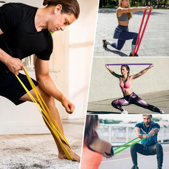 Alt view image 7 of 7 - Resistance Bands Set, Pull Up Assist Bands - Stretch Resistance Band - Mobility Band Powerlifting Exercise Bands for Resistance Training, Physical Therapy, Home Workouts