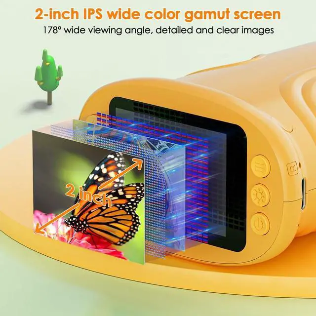 Alt view image 6 of 7 - Temodu Kids Microscope 2.0" Screen 1000X Digital Microscope for Kids, Mini Pocket Handheld Microscopes for Children Birthday Festival Gift, Science Education Fun Toys for Boys Girls Ages 4-12