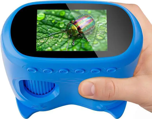Main image of 2-in-1 Kids Microscope Telescope, Temodu 2.0" 1000X Digital Microscope for Kids, HD Portable Education Telescope for Kids Birthday Festival Gift, Science Fun Toys for Children Age 4-12
