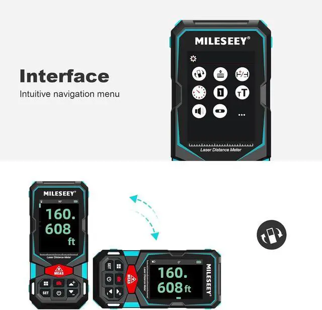 Alt view image 2 of 7 - S7 Outdoor Laser Measure with Viewfinder Camera for Pro & DIY Use,4x Zoom Camera Pointfinder, P2P, Multifunctional Laser Measuring Tool