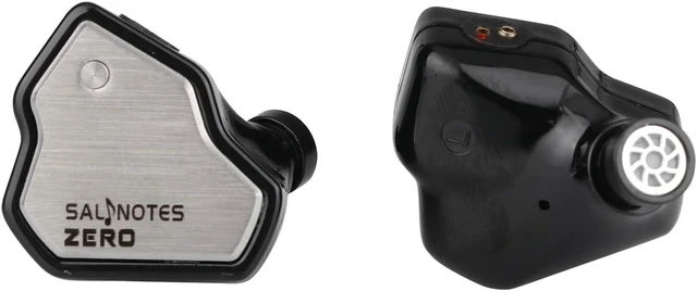 Alt view image 3 of 7 - 7Hz Salnotes Zero HiFi 10mm Dynamic Driver in-Ear Earphone IEM,with Metal Composite Diaphragm, Stainless Steel Faceplate, Detachable 2Pin OFC Cable, Black, 3.5mm