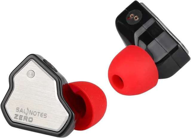 Alt view image 2 of 7 - 7Hz Salnotes Zero HiFi 10mm Dynamic Driver in-Ear Earphone IEM,with Metal Composite Diaphragm, Stainless Steel Faceplate, Detachable 2Pin OFC Cable, Black, 3.5mm