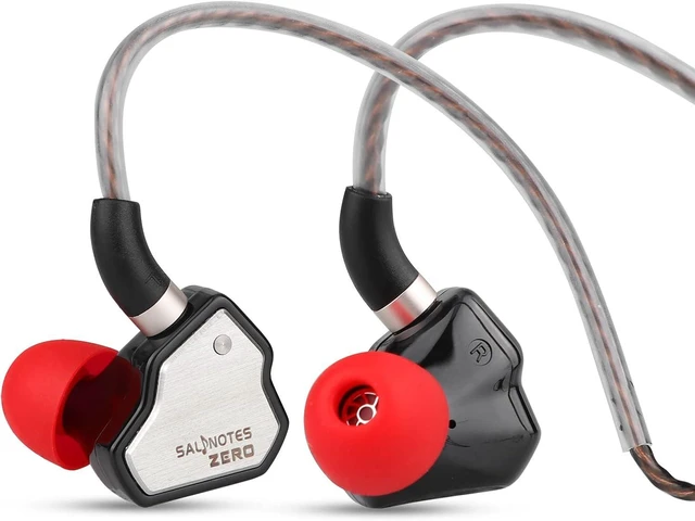 Main image of 7Hz Salnotes Zero HiFi 10mm Dynamic Driver in-Ear Earphone IEM,with Metal Composite Diaphragm, Stainless Steel Faceplate, Detachable 2Pin OFC Cable, Black, 3.5mm