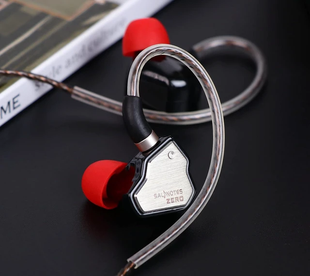Alt view image 4 of 7 - 7Hz Salnotes Zero HiFi 10mm Dynamic Driver in-Ear Earphone IEM,with Metal Composite Diaphragm, Stainless Steel Faceplate, Detachable 2Pin OFC Cable, Black, 3.5mm
