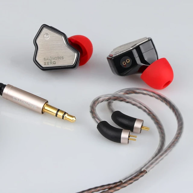 Alt view image 7 of 7 - 7Hz Salnotes Zero HiFi 10mm Dynamic Driver in-Ear Earphone IEM,with Metal Composite Diaphragm, Stainless Steel Faceplate, Detachable 2Pin OFC Cable, Black, 3.5mm