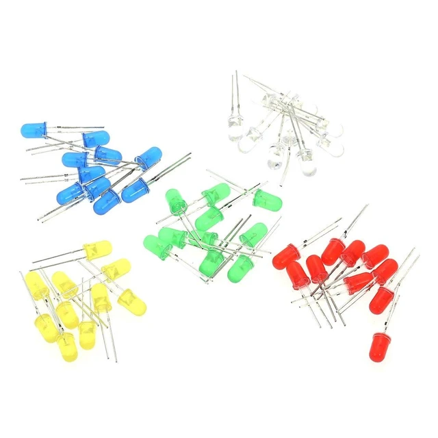 Alt view image 3 of 6 - Capacitor Resistor Kit LED Diode 30 Values Resistance Capacitor Universal Transistor