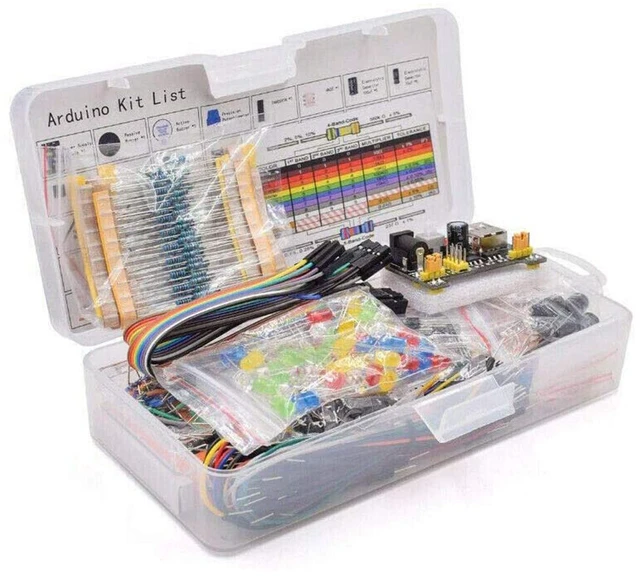 Main image of Capacitor Resistor Kit LED Diode 30 Values Resistance Capacitor Universal Transistor