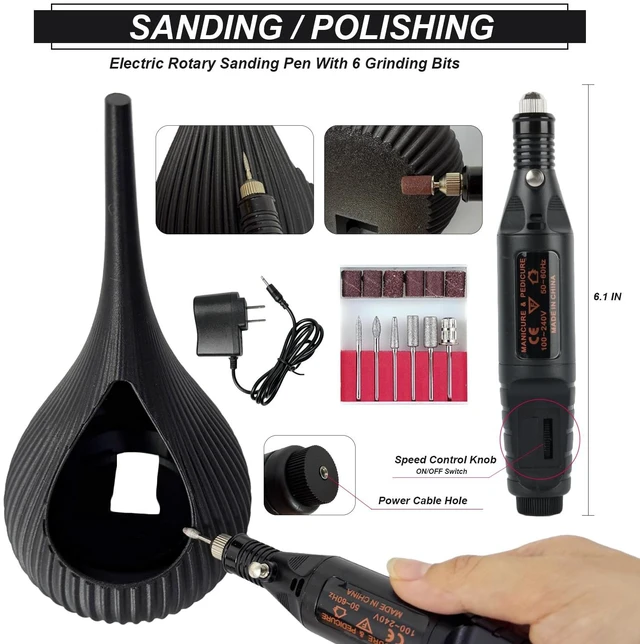 Alt view image 4 of 7 - 124Pcs 3D Printing Accessory Tools with Tool Bag,Remove/Trim and Finish 3D Print, Deburring Tool, Nozzle Cleaning, Removal Scrapers, Finishing Tools