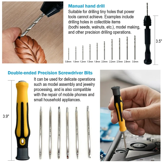 Alt view image 3 of 7 - 99PCS Pcs 3D Printer Toolbox Kit, 3D Printing ABS Storage Tool Set Includes Screwdriver/Wrench/Pliers/Needle for Cleaning Finishing Printing