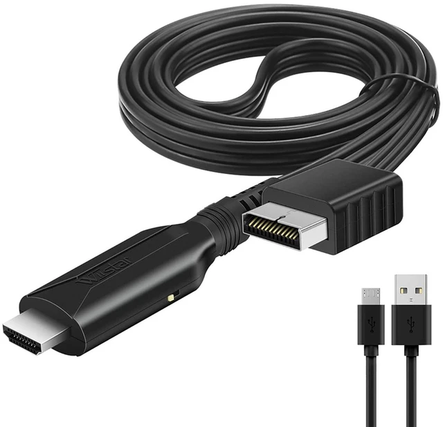 Main image of HDMI Cable for PlayStation 2 & PlayStation 1 Console (PS2 & PS1), PS1/PS2 to HDMI Adapter with True RGB Signal Output PlayStation 1 Adapter Sony PS2 HDMI Converter