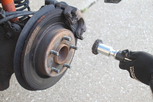 Alt view image 5 of 7 - AME INTL 37330 Hub Buddy Stud & Surface Cleaner Pad for 1/2" Impact Wrench Rust & Debris Removal Tool