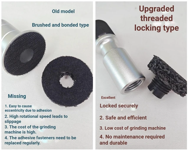 Alt view image 6 of 7 - AME INTL 37330 Hub Buddy Stud & Surface Cleaner Pad for 1/2" Impact Wrench Rust & Debris Removal Tool