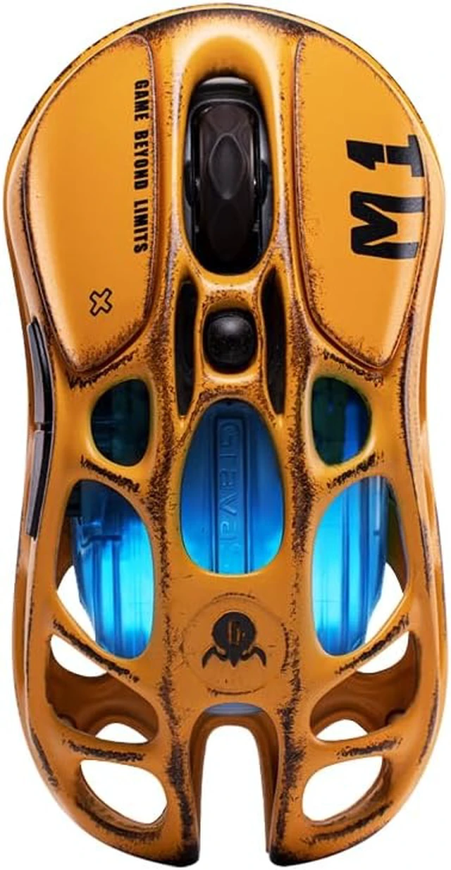 Main image of GravaStar Mercury M1 Pro Gaming Mouse, Hand-Finished Battle-Worn Finish,Wireless Mouse, 26,000 DPI, PAW3395DM Sensor, 5 Programmable Buttons, Support Wired/2.4GHz/BT, Up to 200 Hours Battery Life