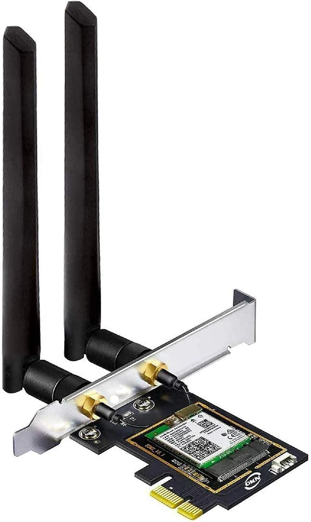 Alt view image 6 of 7 - WiFi 6 PCIE Card and Intel AX200 M.2 WiFi Card for Desktop and Laptop