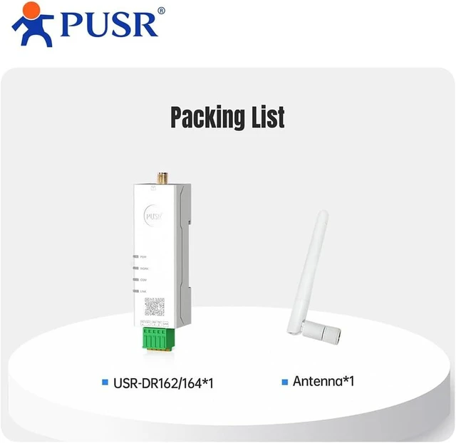 Alt view image 5 of 6 - Serial to Dual Band WiFi Converter RS485 to WiFi Converter Modbus Gateway with MQTT IEEE802.11 a/b/g/n USR-DR164