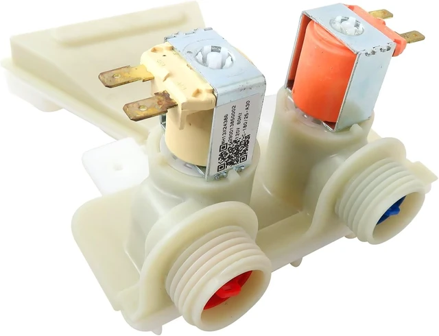 Alt view image 3 of 7 - WH13X26535 Washer Water Inlet Valve Fits for ge GTW465ASN1WW, GTW465ASN2WW, GTW465ASN3WW, GTW465ASN8WW, GTW465ASN9WW, GTW480ASW1WB, Replaces for PS12726769, AP6892695
