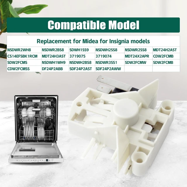 Alt view image 2 of 7 - 17476000012184 Dishwasher Door Latch Switch Replacement for Midea for Insignia Replace AP7175456 1747600000004