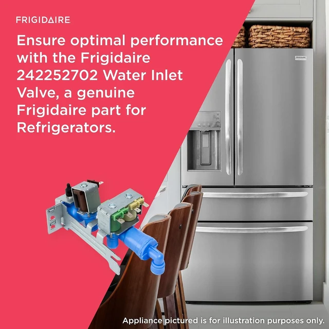 Alt view image 7 of 7 - Frigidaire 242252702 Water Inlet Valve for Refrigerators