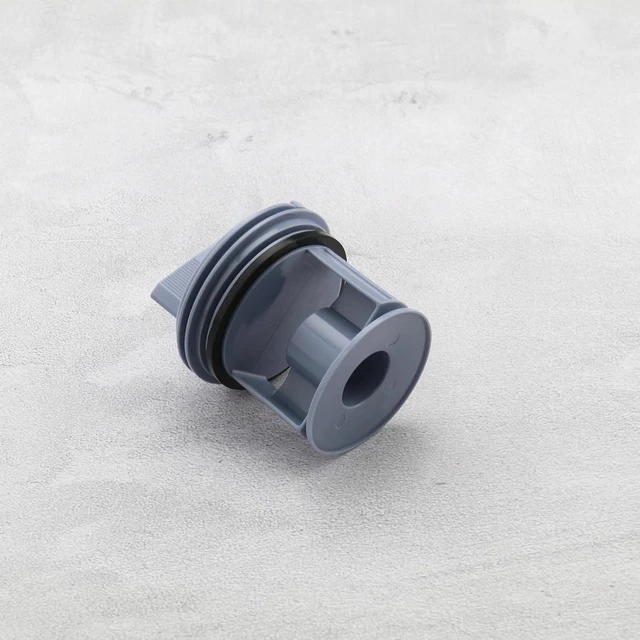 Alt view image 2 of 7 - Washer Drainage Pump Drain Outlet Seal Cover Plug Compatible with Siemens Compatible with Bosch Washing Machines Drain Pump Fluff Filter