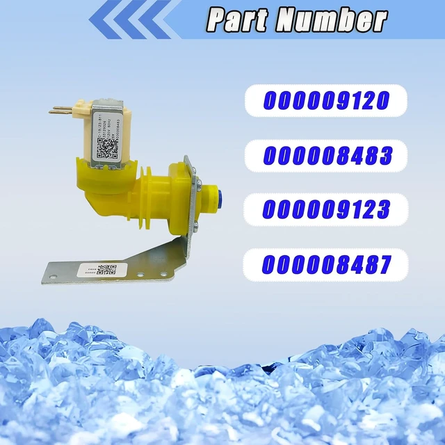 Alt view image 4 of 6 - Upgraded 000009120 000008483 Water Inlet Valve Assembly, 000008487 Ice Machine Water Inlet Valve, 5W 120V 60Hz, Compatible with Manitowoc Ice machines