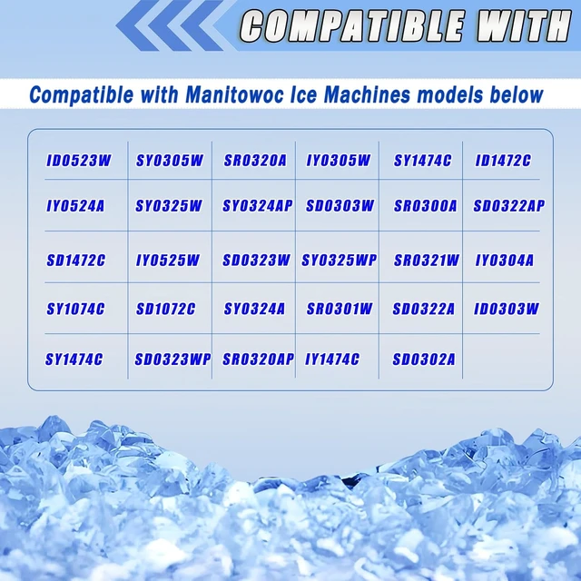 Alt view image 6 of 6 - Upgraded 000009120 000008483 Water Inlet Valve Assembly, 000008487 Ice Machine Water Inlet Valve, 5W 120V 60Hz, Compatible with Manitowoc Ice machines
