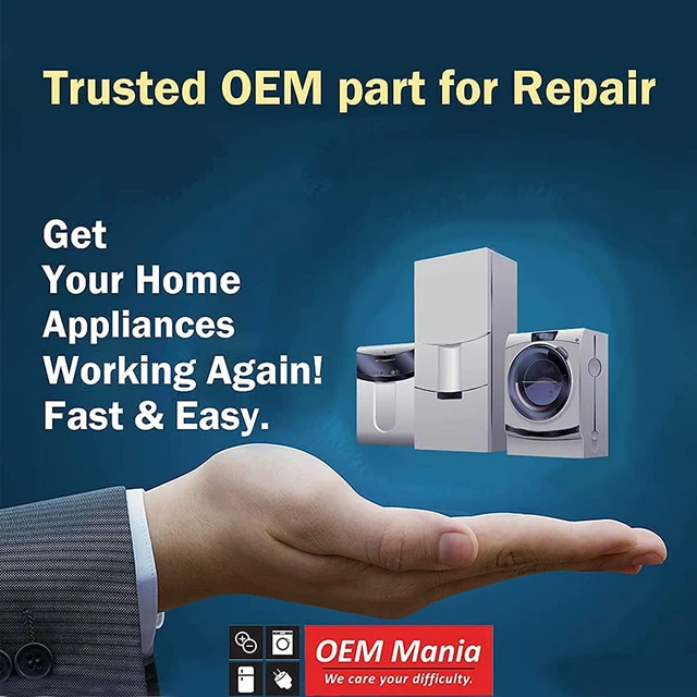 Alt view image 5 of 5 - OEM Mania EBF61674802 Washer Lid Lock Switch Compatible with LG Kenmore,Replaces EBF60665201, PS8751171, AP5785599, EBF61674801, EBF61674804.