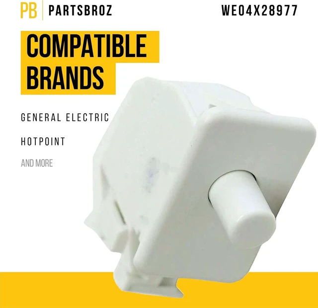 Alt view image 4 of 7 - WE04X28977 Dryer Door Switch for GE Hotpoint AP6889035 PS12722948 4931170,Replaces WE10X23879, Fits GTD33EASK0WW GTD42EASJ2WW GTD42EASJ0WW GTD42GASJ2WW GTD45EASJ2WS