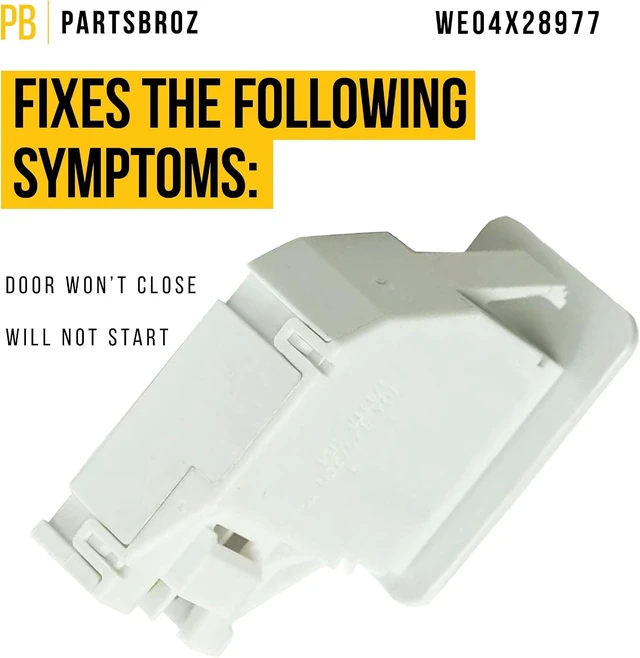 Alt view image 5 of 7 - WE04X28977 Dryer Door Switch for GE Hotpoint AP6889035 PS12722948 4931170,Replaces WE10X23879, Fits GTD33EASK0WW GTD42EASJ2WW GTD42EASJ0WW GTD42GASJ2WW GTD45EASJ2WS