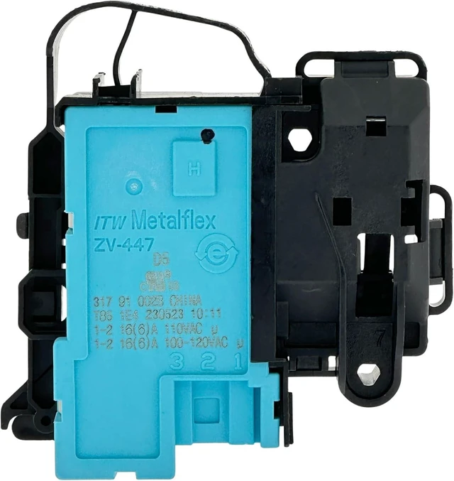 Main image of ZV-447 110VAC Washing Machine Washer Door Lock Compatible for GE/Haier WH01X28354, Midea 17438100004745