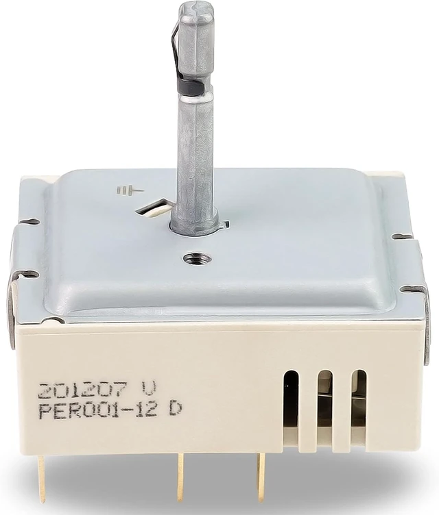 Main image of DG44-01006B PER001-12 D Dual Surface Element Switch Compatible with Samsung,Control Switch Replacement Numbers: PER001-12 D, AP6037530, PS11771631, EAP11771631, PD00035203, Fit for Samsung Range/Ovens