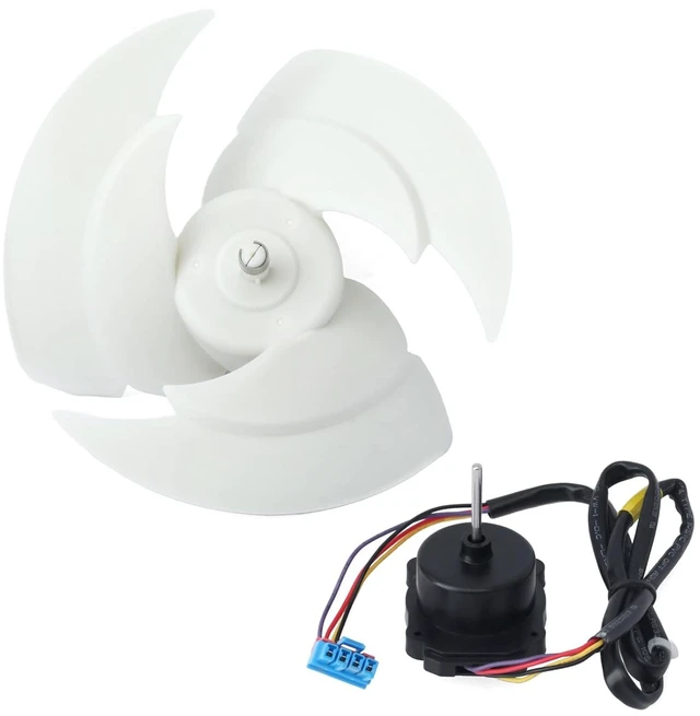 Main image of EAU65058502 EAU65058501 Refrigerator Condenser Fan Motor with Blade Replacement for LG LMXS LNXC LNXS RDCS etc Fridges for Kenmore Freezer Assembly Replace EAU64843805 RFD3410A102A