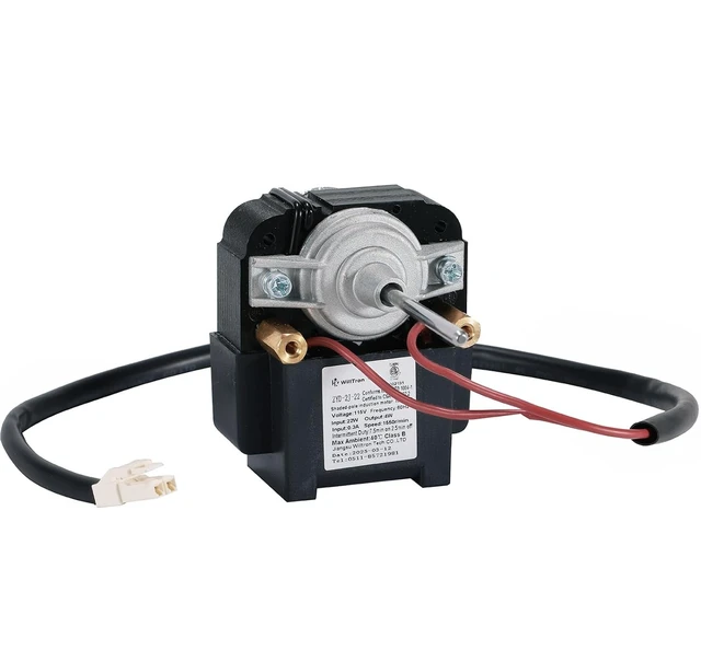 Alt view image 4 of 7 - ZYD-2J-22 Series Refrigerator Refrigeration Fan Motor, Freezer Fan Shaded-Pole Induction Motor for Refrigerator Replace GMFM-115V-2J, 115V 60Hz Input 22W Output 4W 1550RPM Input 0.3A