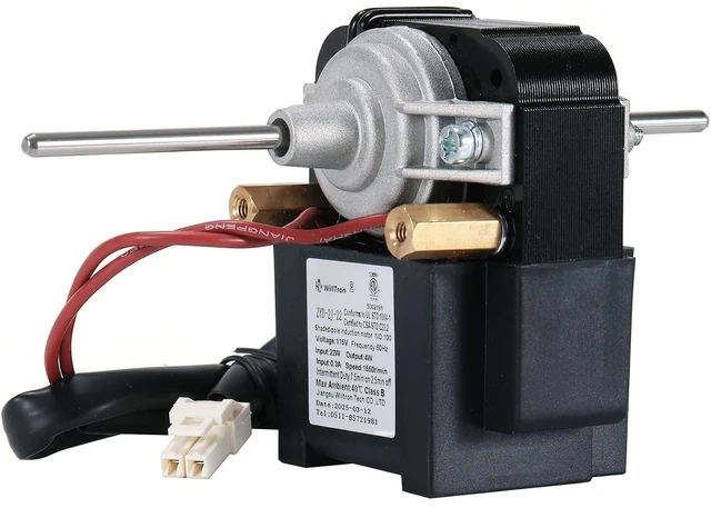 Main image of ZYD-2J-22 Series Refrigerator Refrigeration Fan Motor, Freezer Fan Shaded-Pole Induction Motor for Refrigerator Replace GMFM-115V-2J, 115V 60Hz Input 22W Output 4W 1550RPM Input 0.3A