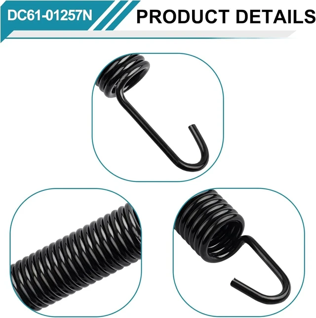 Alt view image 2 of 7 - 2-Pack DC61-01257N Washer Suspension Spring,Compatible with Samsung Washer,Replacement for 592-49396, 592-49474, 592-49496,Restores Washer Balance & Stability