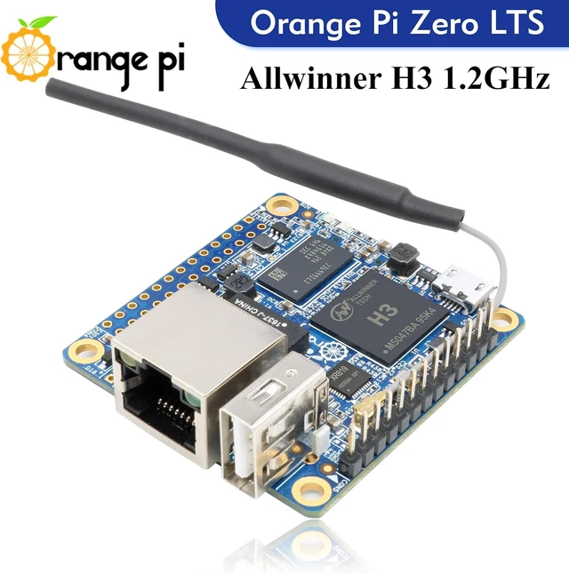 Alt view image 3 of 6 - Orange Pi Zero LTS AllWinner H3 512MB Quad-Core, Open-Source Single Board Computer, Run Android, Ubuntu, Debian Image