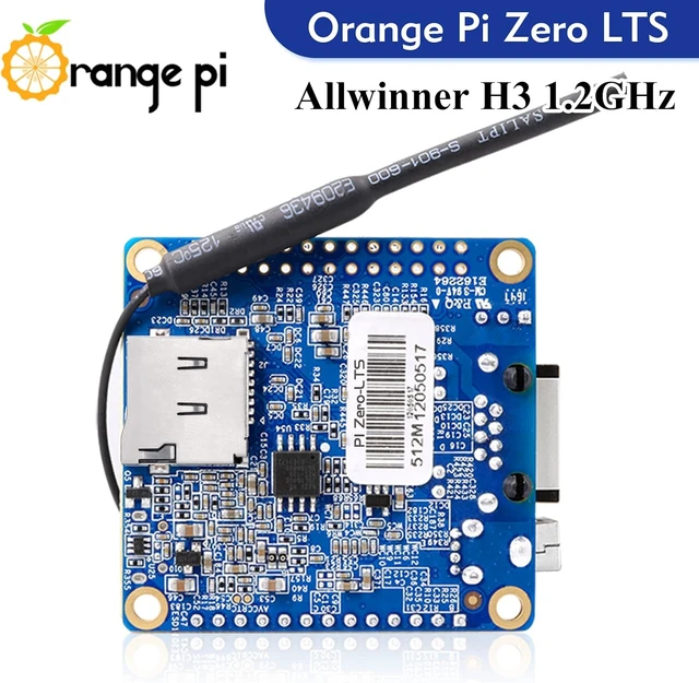 Alt view image 5 of 6 - Orange Pi Zero LTS AllWinner H3 512MB Quad-Core, Open-Source Single Board Computer, Run Android, Ubuntu, Debian Image