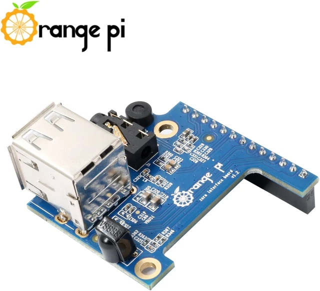 Alt view image 5 of 6 - Orange Pi Multifunctional Expansion Board for Zero 2/Zero 3, Interface Board Compatible with Orange Pi Zero Series Single Board Computer