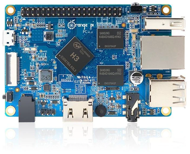 Main image of Orange Pi PC Single Board Computer, ARM Cortex-A7 Quad-Core 1.6GHz, 1GB DDR3 RAM, Raspberry Pi Alternative for Linux Ubuntu Android Projects