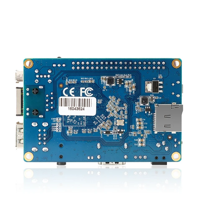 Alt view image 4 of 5 - Orange Pi PC Single Board Computer, ARM Cortex-A7 Quad-Core 1.6GHz, 1GB DDR3 RAM, Raspberry Pi Alternative for Linux Ubuntu Android Projects