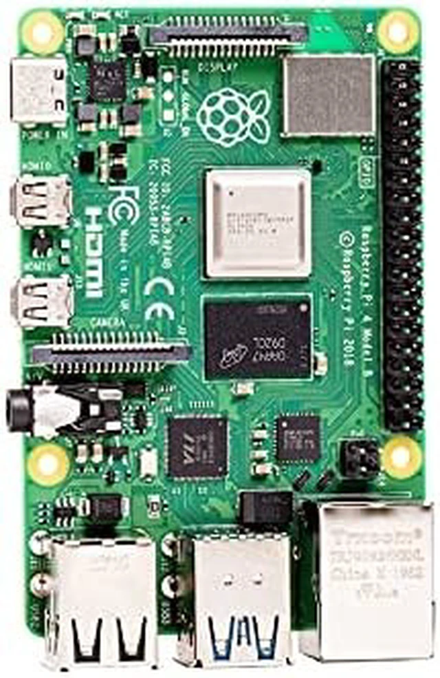 Alt view image 5 of 6 - Raspberry Pi 4 Computer Model B 8GB Single Board Computer Suitable for Building Mini PC/Smart Robot/Game Console/Workstation/Media Center/Etc.