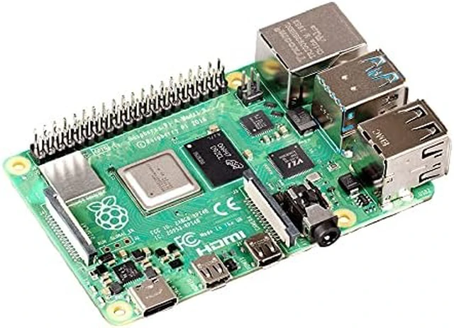 Alt view image 6 of 6 - Raspberry Pi 4 Computer Model B 8GB Single Board Computer Suitable for Building Mini PC/Smart Robot/Game Console/Workstation/Media Center/Etc.