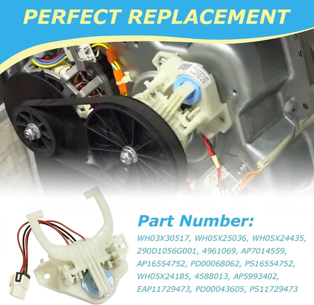 Alt view image 3 of 7 - For GE Washer Mode Shifter WH03X30517 WH05X25036 Replaces AP7014559, WH05X25036, WH05X24435 Washer Shift Actuator