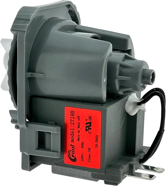 Alt view image 3 of 4 - 2718B 120V 60Hz Dishwasher Drain Pump Compatible with GE WG04F10194, Midea 11001011000221, Magic Chef