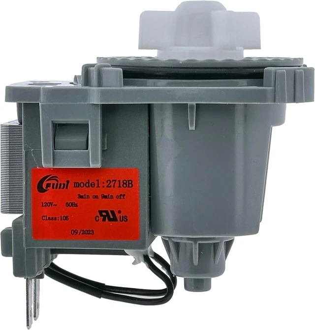 Main image of 2718B 120V 60Hz Dishwasher Drain Pump Compatible with GE WG04F10194, Midea 11001011000221, Magic Chef